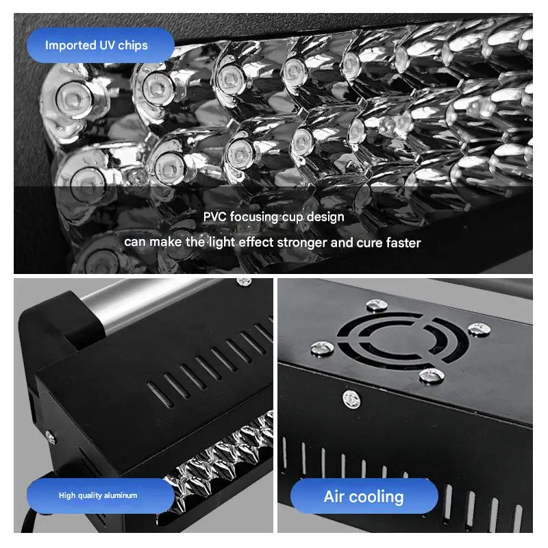 395nm Handheld LED UV Curing , Portable Car Paint UV Dryer for Coating Curing, Support OEM ODM
