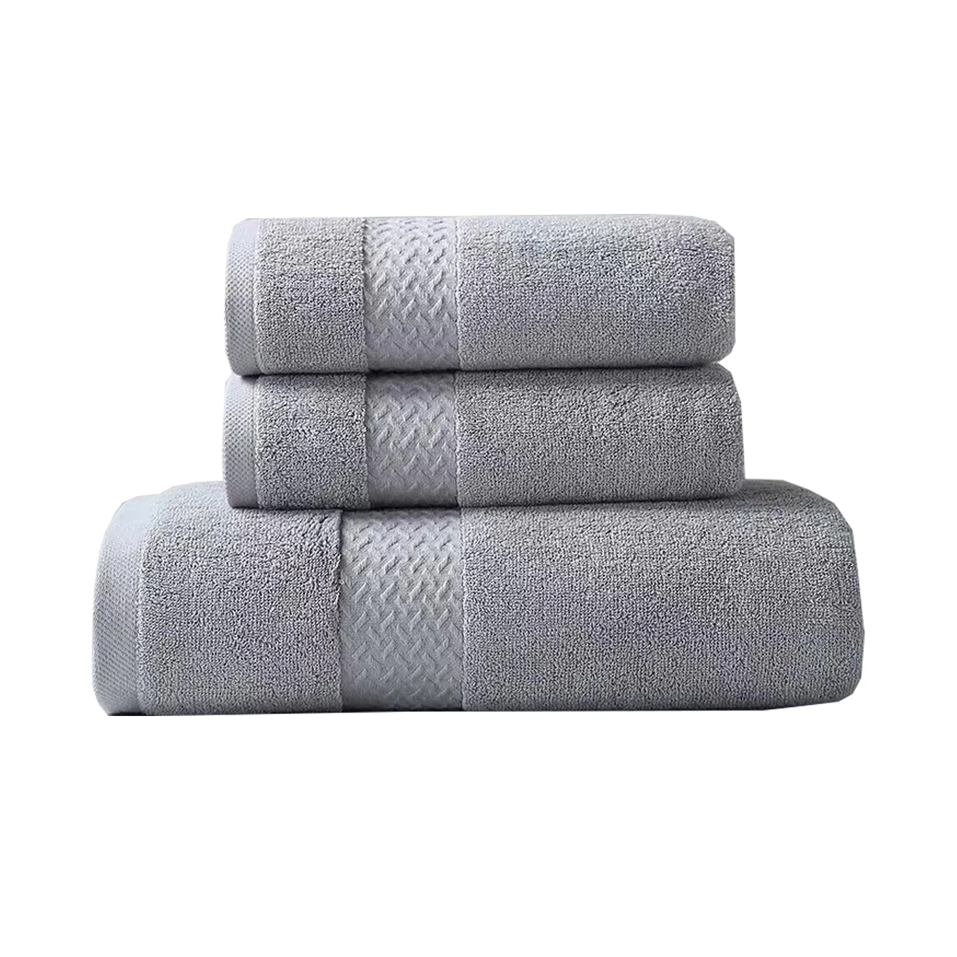 Ordfuarn Cotton Towel Thickened Absorbent Towel Pure Cotton Non-shedding Quick Absorbent Soft Quick Dry Thickened Face Towel