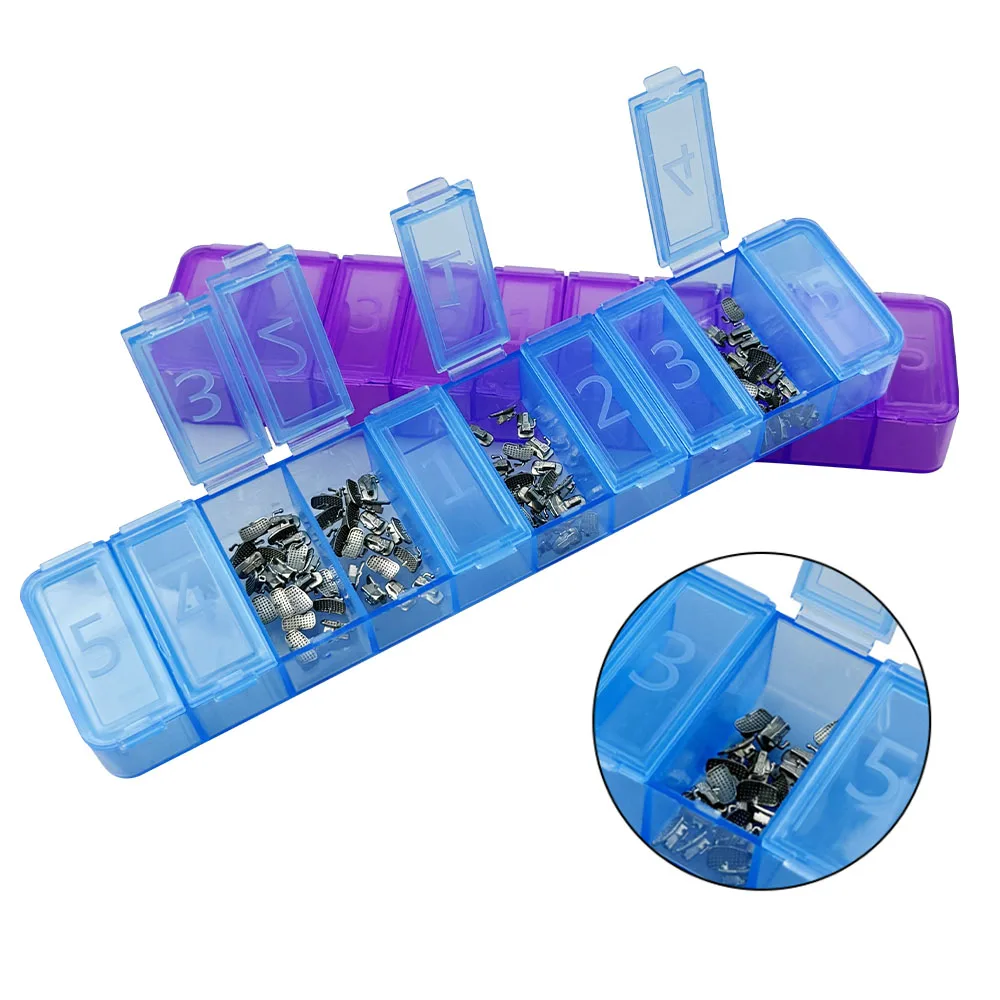 

1 шт., ящик для хранения зубного отделения с кронштейнами, брекеты для хранения, чехол для лекарств, держатель для зубной короны, органайзеры, чехол