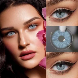 VISUASHOW Soft Natural Colored Contact Lenses, Comfortable for Sensitive Eyes, Yearly Use, Natural Color for Beauty Eye Makeup