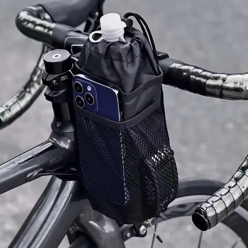 Isolierte Straße Fahrrad Lenker Tasche Wasserdichte Elektrische Fahrrad Front Tasche Tragbare MTB Telefon Tasche Fahrrad Zubehör
