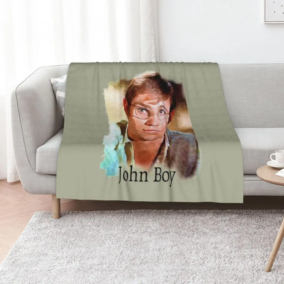 

John Boy Walton Throw Blanket halloween Plush Luxury Brand Summer Blankets