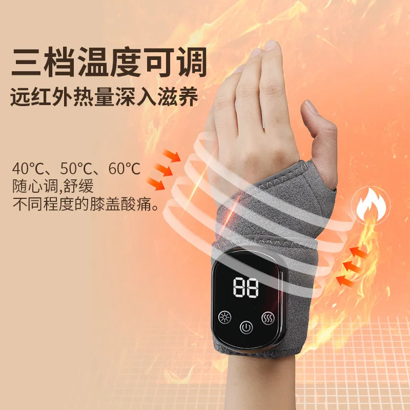 -Border Hot Heating Wristband Home Hand Massage Instrument Warm Hand Physiotherapy Hot Compress Pain Rehabilitatio