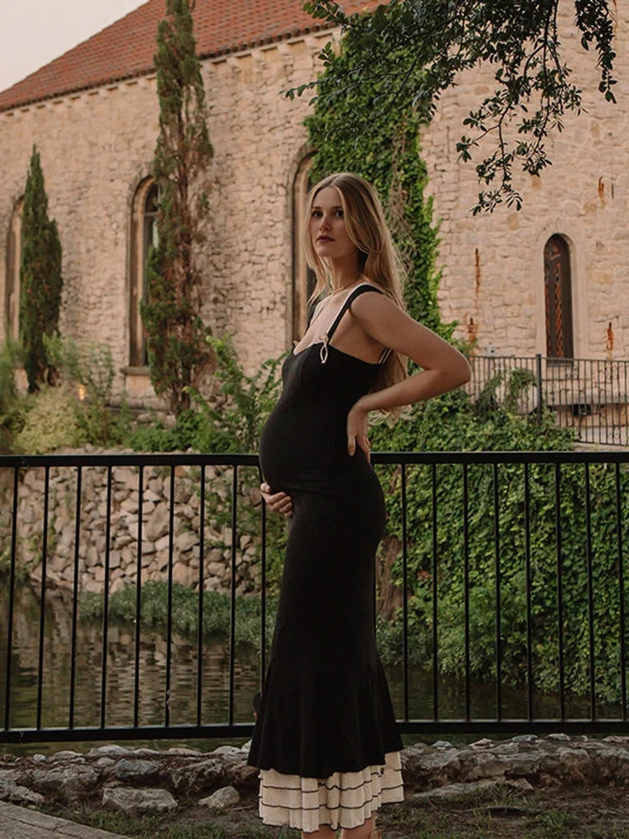 

Maternity Dress Photoshoot Sleeveless Off-shoulder for Pregnant Women for Photo shoot Dresses for Pregnant Baby Shower