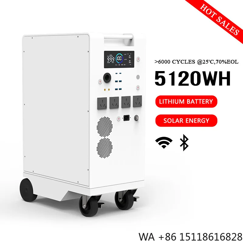 48V/51.2V All-In-One Rechargeable Lithium 5-10kW Inverter Smart BMS Hybrid Grid Wall-Mounted IP65 200Ah Home Appliances 10kWh