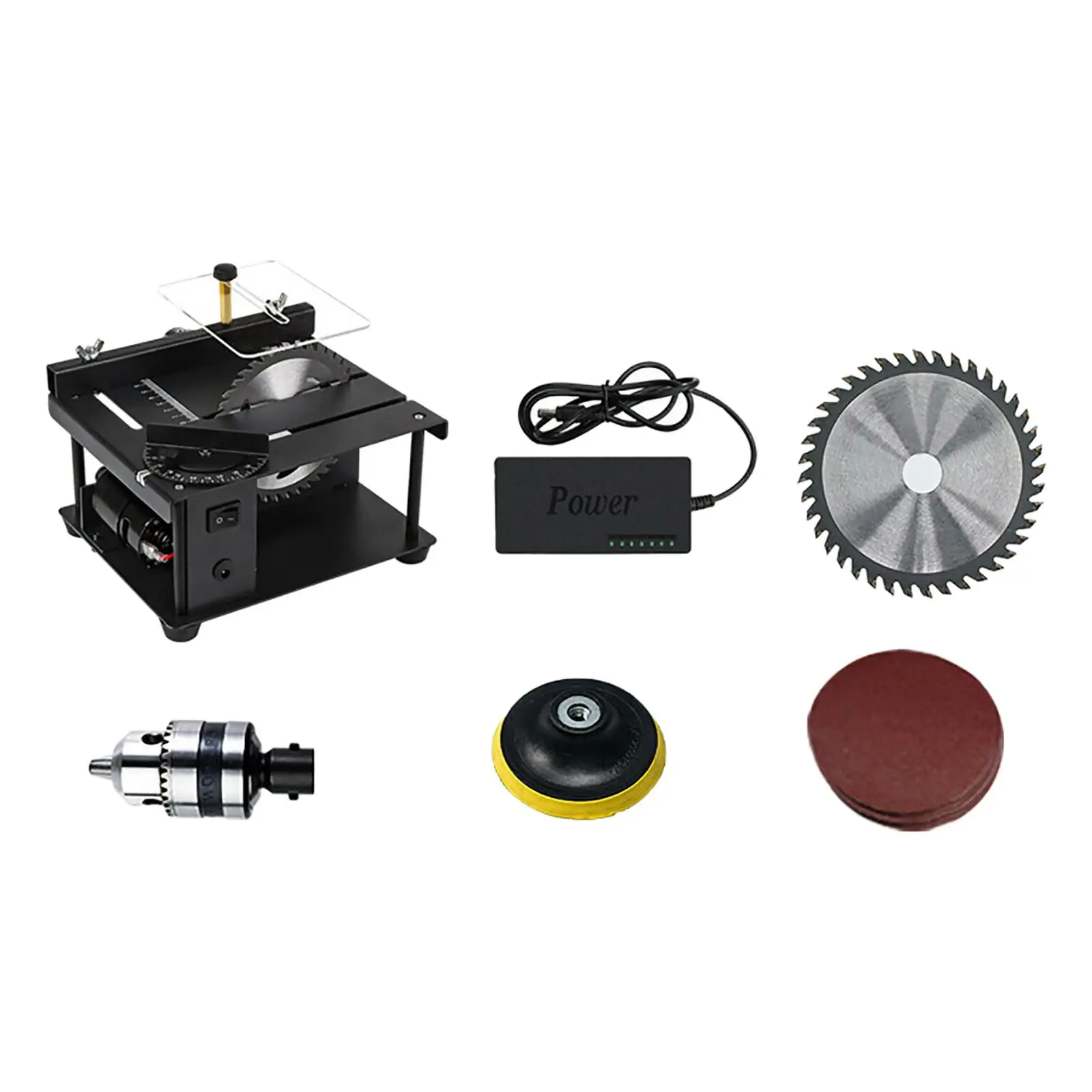 Woodworking Mini Sliding Table Saw Household Bench Saw US Plug
