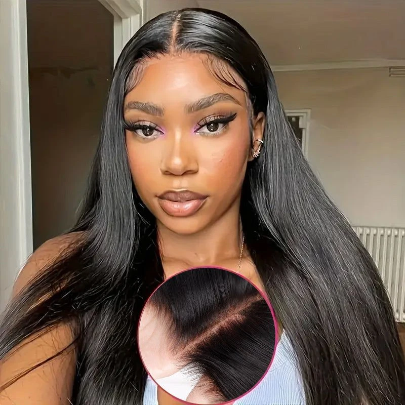 

HAIRTIME 200% плотные прямые человеческие волосы 4*4, парик на сетке спереди, необработанный бразильский парик на сетке, натуральные волосы с выравненной кутикулой