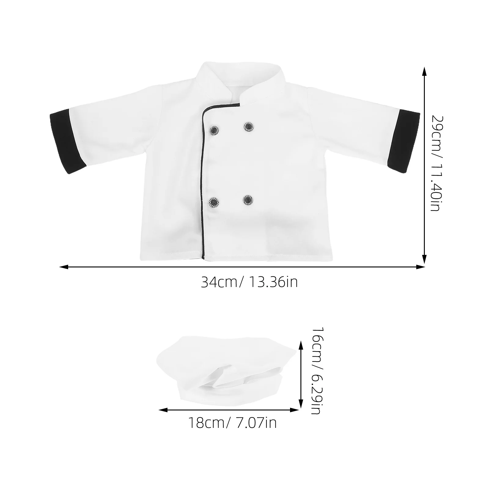 1 مجموعة الطفل التصوير الدعامة ملابس الشيف الوليد 100 يوم التقطت الصور لطيف الزي قبعة السراويل لينة البوليستر الشيف زي الاطفال #4