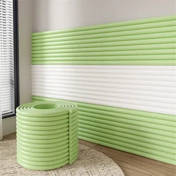 Soft Wall Stickers for Kids Room Self-adhesive Tatami Wall Surround Sticker Bedroom Bedside Anti-collision Cushion Wall Adhesive