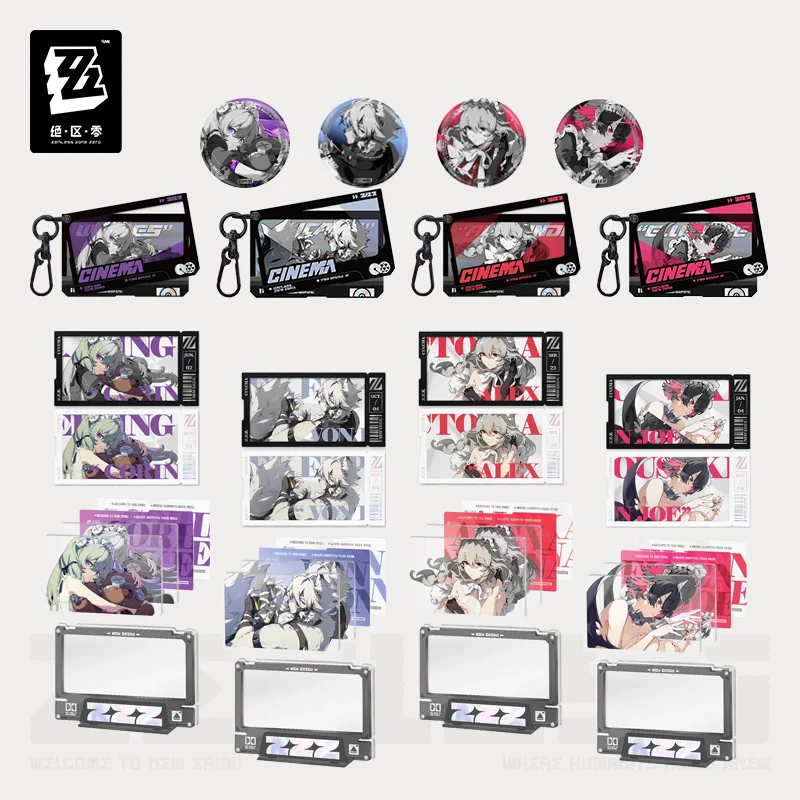 

Sunsyea Zenless Zone Zero Official Merch miHoYo Original Authentic YH Fixed Frame Acrylic Insert Set Victoria Housekeeping