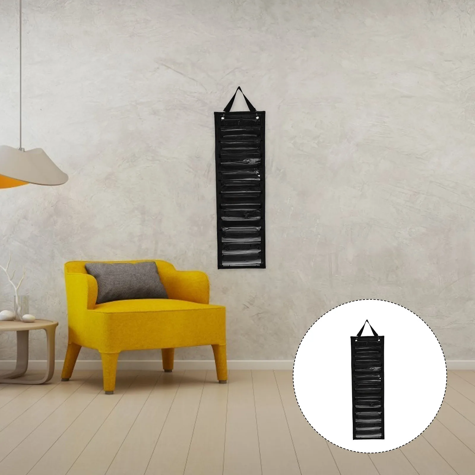 

Roller Door Hanging Bag Vinyl Holder Storage Rack Oxford Cloth Durable Waterproof Craft Room ganizer Multi Compartments Space