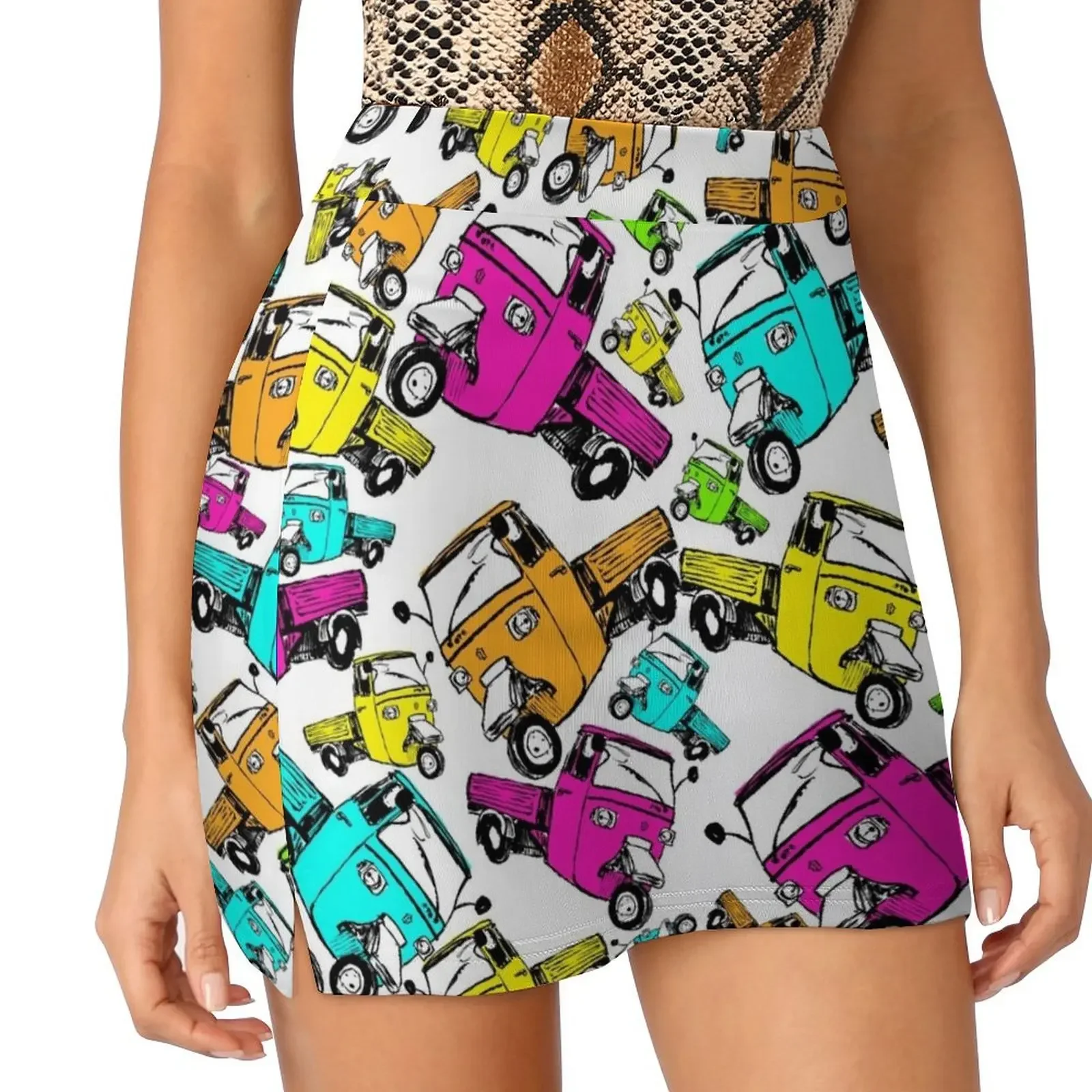 

Piaggio Ape fluo Mini Skirt korean style clothing sexy short mini skirts skirts women summer 2024