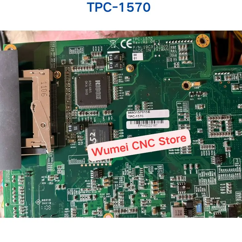 Second-hand test OK TPC-1570H Disassembly Industrial Control Motherboard P/N: 19C3157005 TPC-1570 Rev: A1