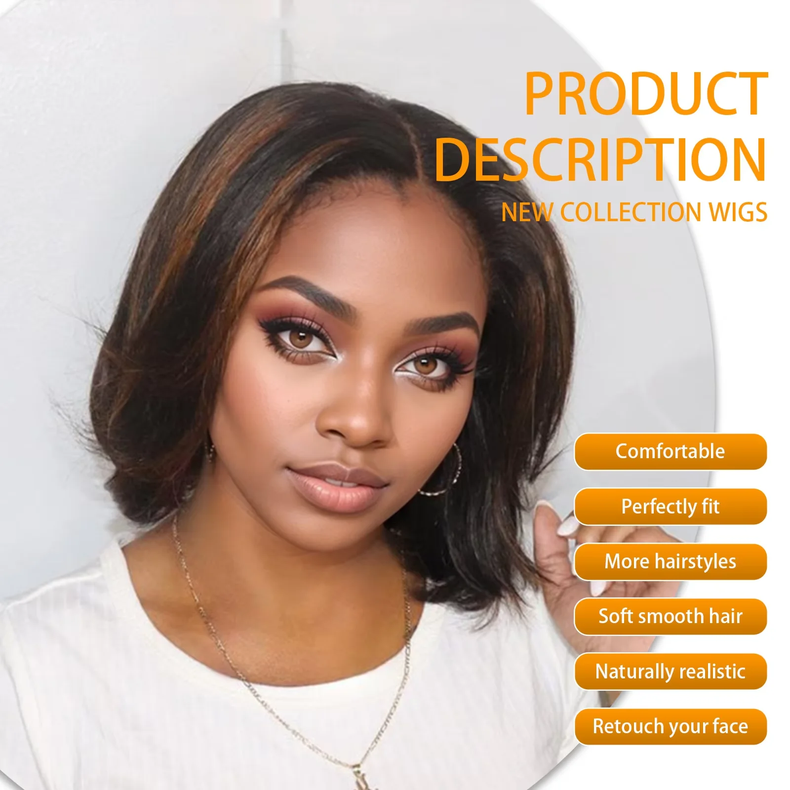 

5x5 Closure Human Hair Bob Wigs Highlight Brown Blonde Balayage Short BOB 300% Density Pre Plucked Brazilian HD Lace Frontal Wig