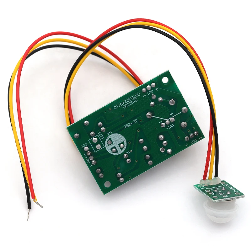 1-10Pcs DC 12V PIR Motion Sensor Relay Module IR Infrared Human Body Induction Sensor Pyroelectric Controller Switch Timer Delay