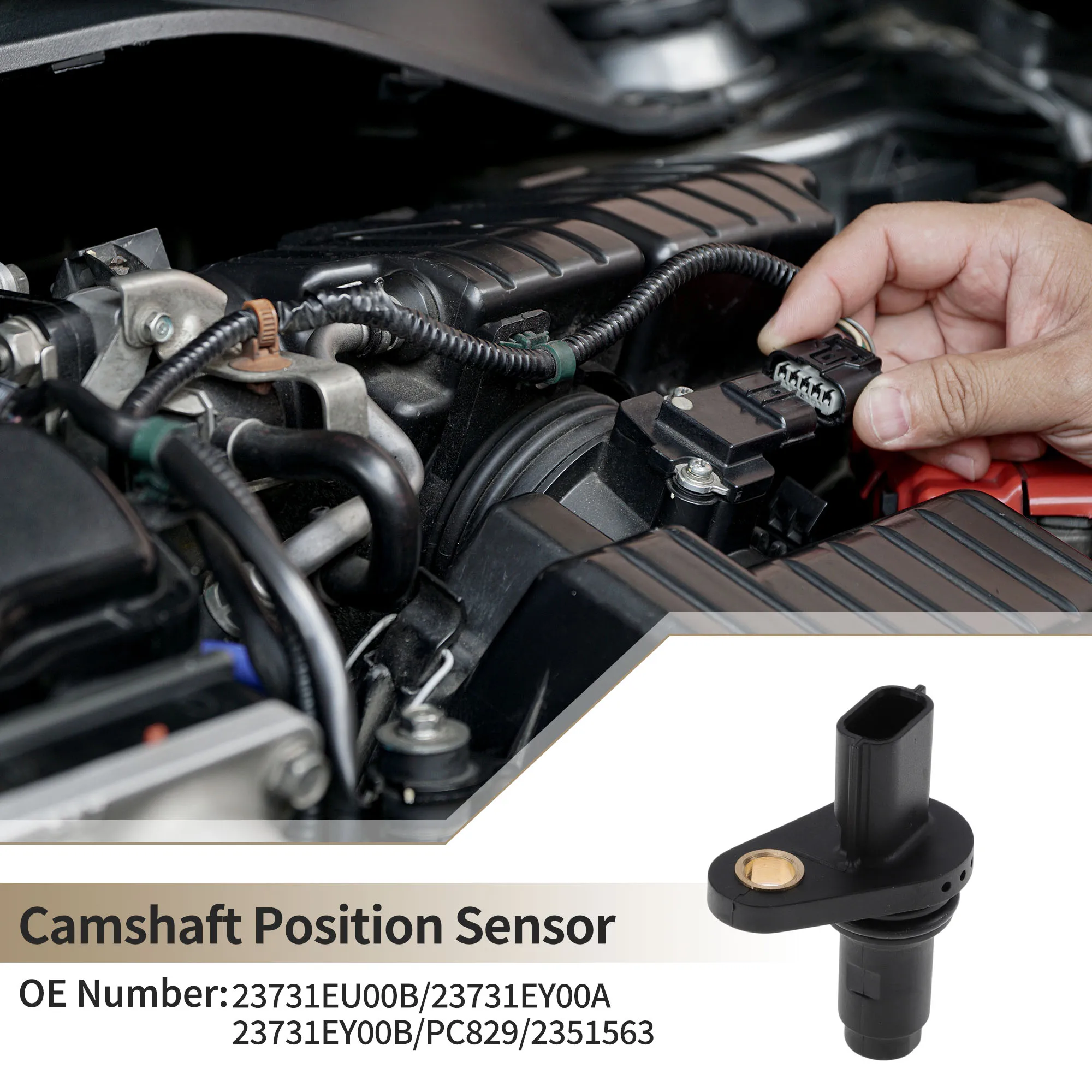 UXCELL No.23731EU00B Sensor de posición del árbol de levas para Infiniti QX50 2014-2017