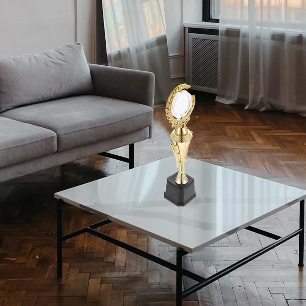 

Sport Olive Branch Trophy Competition Gold Sports Baby Shower Prize for Winners