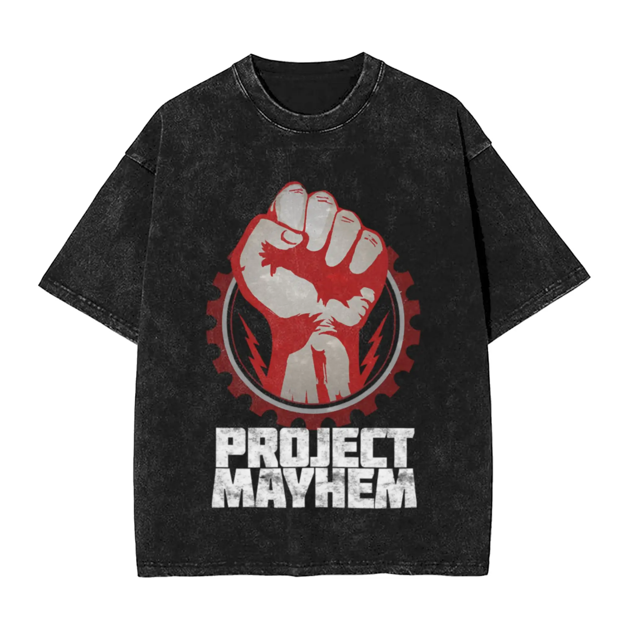 Fight Club Project Mayhem Design Unique Comfort A T-Shirt Oversized Short Sleeve Men's Women's Cotton Tees Tops