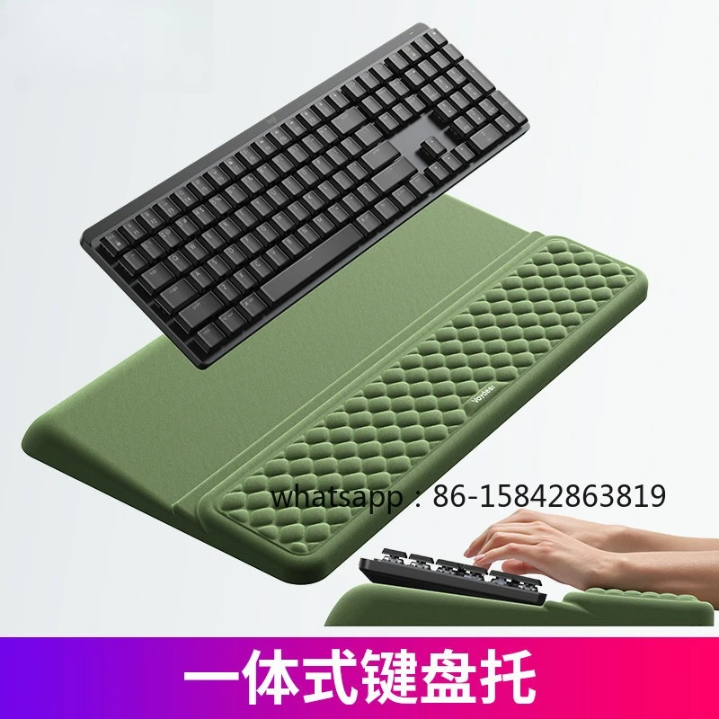 Integrated Keyboard Hand Support Wrist Memory Cotton, Palm Support Bowl Support Wrist Guard Keyboard Pad Non-slip