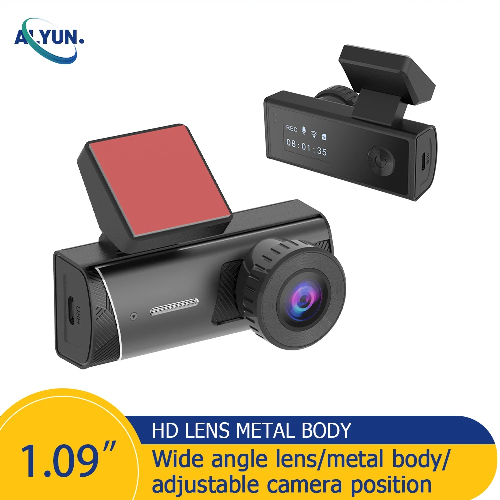 Dash Cam 1080P Ultra car DVR WIFI connection HD Metal driving Record phone connection APP live Video recorder