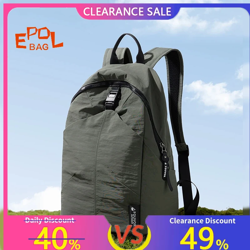 

EPOL Woman Waterproof Shoulders Bags New Fashion School Bag For Student Lightweight Large Capacity Travel Backpacks 3043-14