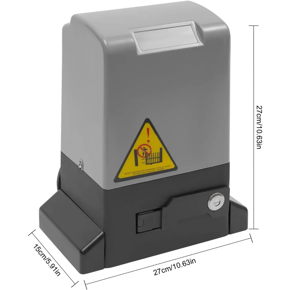 فتاحات بوابة منزلقة أوتوماتيكية، بوابة منزلقة كهربائية، محرك بوابة منزلق كهربائي، مقاوم للماء (1322 رطلًا، 370 وات)
