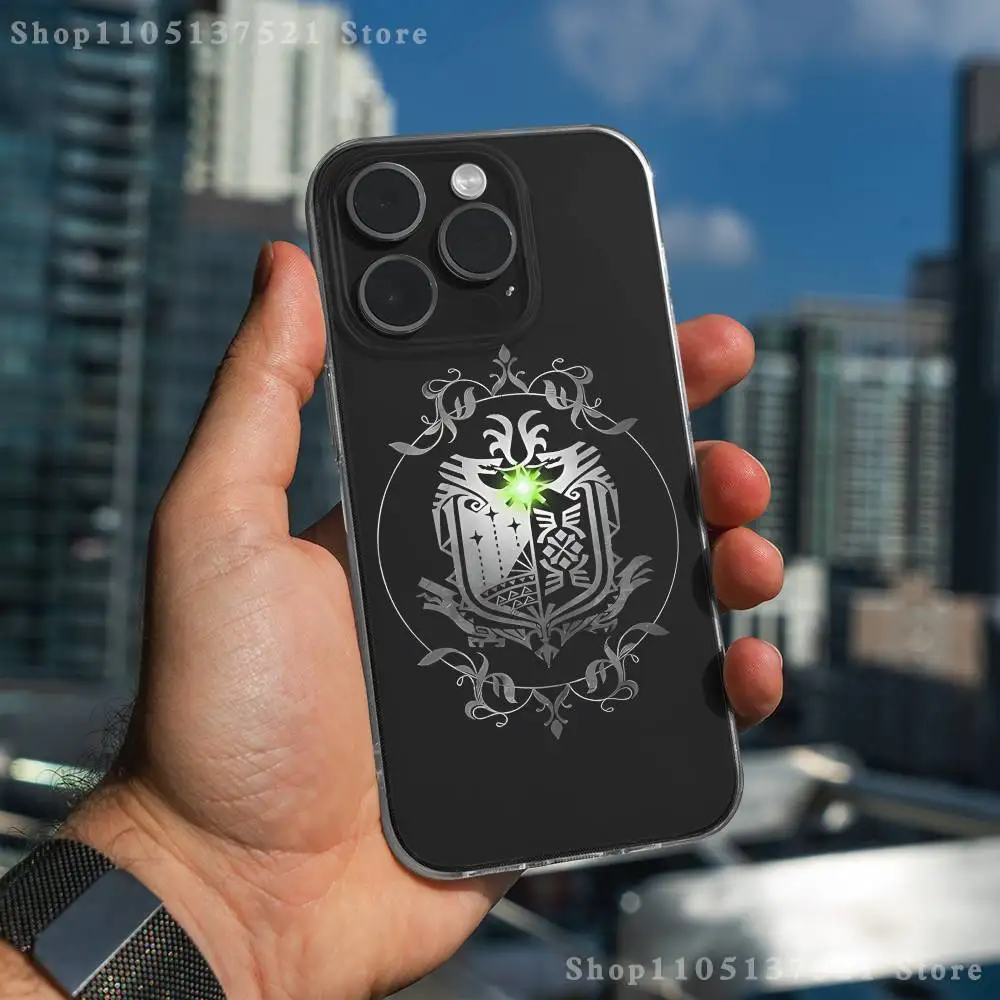 حافظة هاتف M-Monster H-Hunter Wilds لهاتف iPhone 17,16,15,14,13,12,11 Pro,Max,Plus,X,XS,XR,SE4,E غطاء ناعم شفاف صغير #5