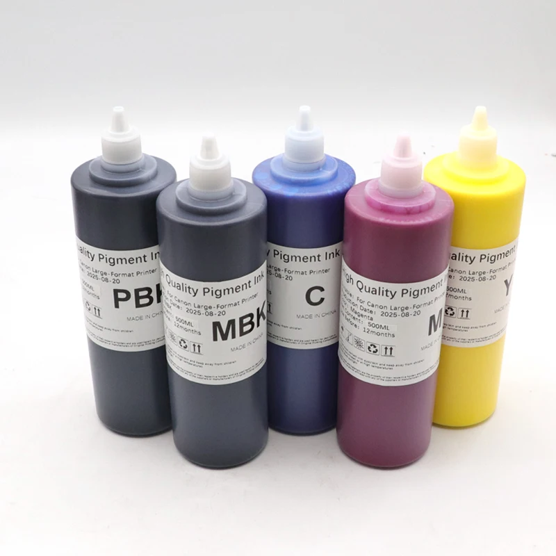 500ML PFI-120 Refill Pigment Ink Compatible for Canon iPF TM-200 TM-205 TM-250 TM-300 TM-305 TM-355 TM-350 GP-200 GP-300Printers view 3
