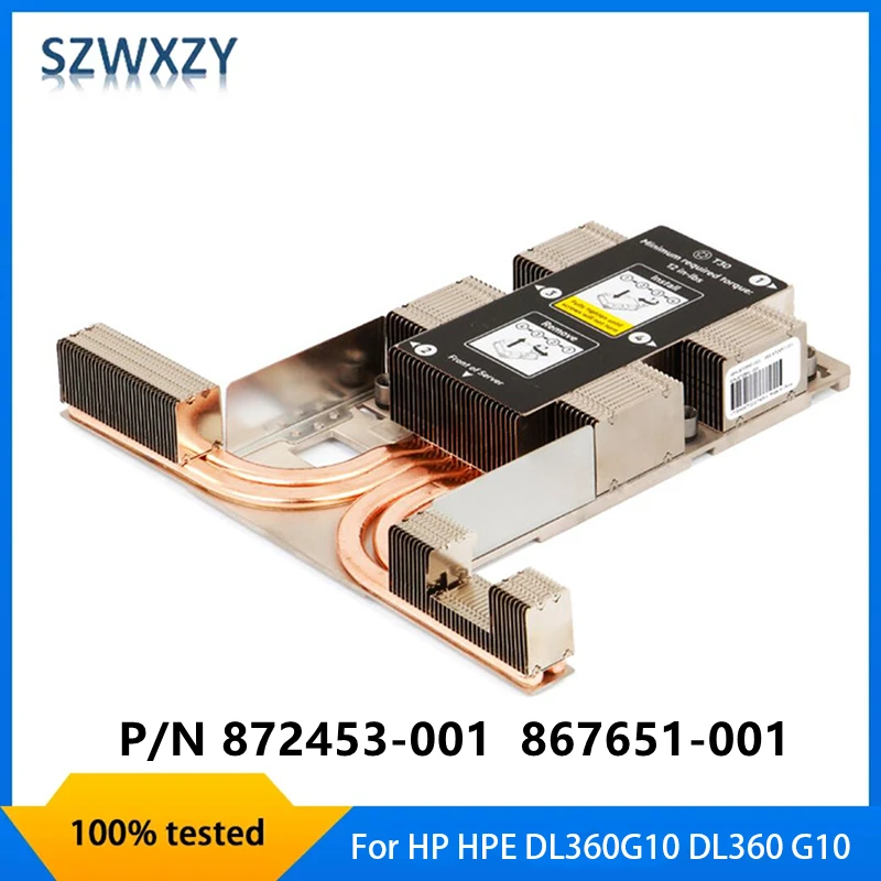 جهاز تبريد عالي الأداء لخادم HP HPE DL360G10 DL360 G10 أصلي جديد من أجل الشحن السريع طراز 872453-001 873590-001 867651-001 #1