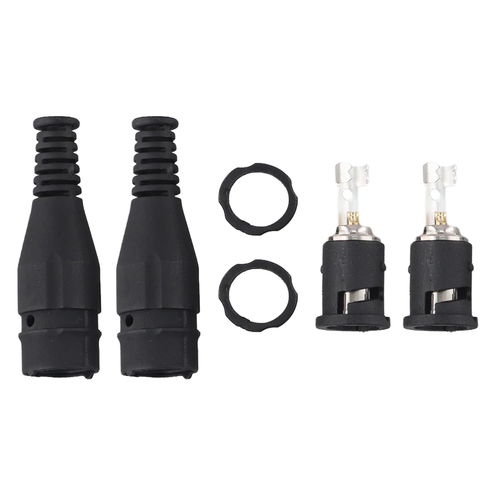2 PCS BNC Male Adapter Q9 Connector Set for Seamless Video and Power Supply Integration with Copper Gold Plated Tips