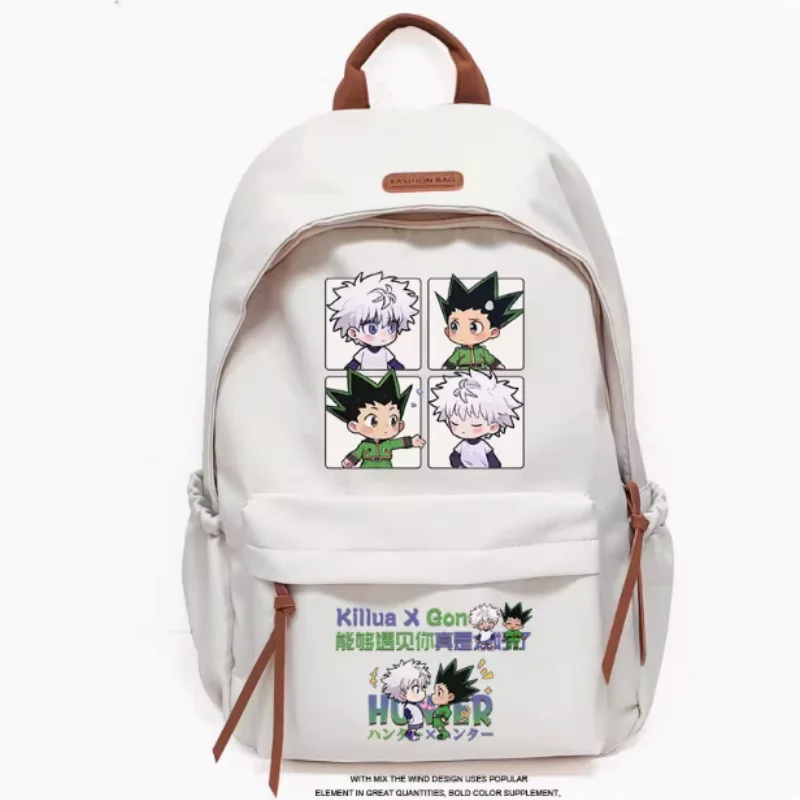 

HUNTER×HUNTER Killua Zoldyck GON·FREECSS Schoolbag Backpack High-capacity Shoulder Bag Cosplay Student Teenager Gift B1815