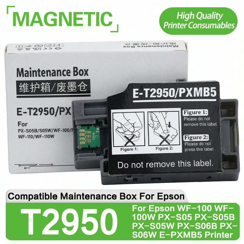 T2950 C13T295000 PXMB5 Maintenance Box For Epson WF-100 WF-100W PX-S05 PX-S05B PX-S05W PX-S06B PX-S06W E-PXMB5 Mobile Printer
