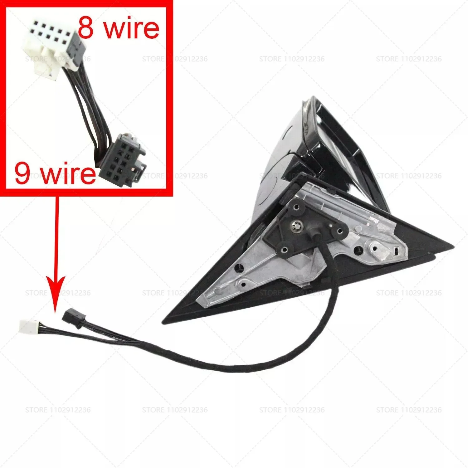 for 2010-2013 W221 Mercedes Benz S350 S400 S450 S550 S600 S63 S65 AMG Power Folding Rear View Door Mirror 2218101176 2218101276