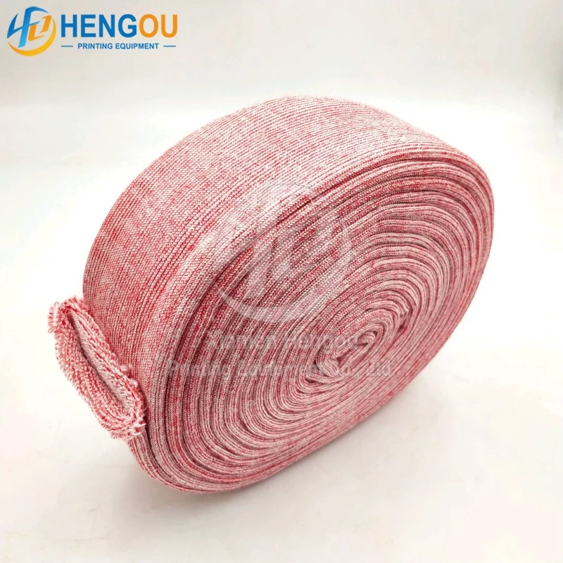 3 meters #108  width 93mm red roller cloth velet coover cotton water glue sleeve for Heidelberg  SORS printing machine parts