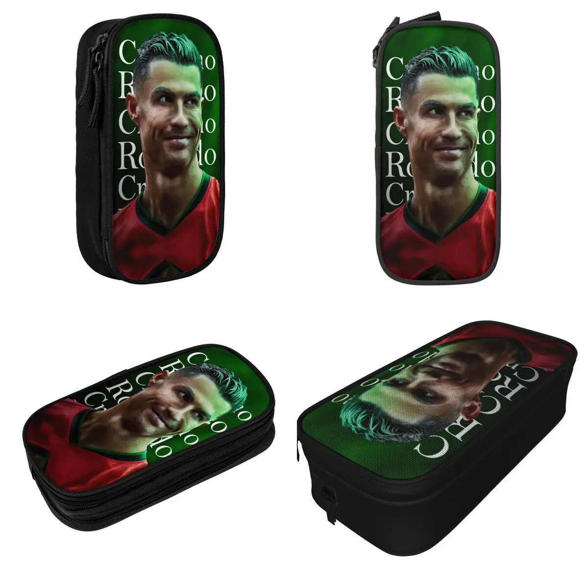 CR7 Cristiano Ronaldos Football Accessories Pencil Case Large Capacity Kids School Supplies Pencil Bag Perfect Gifts