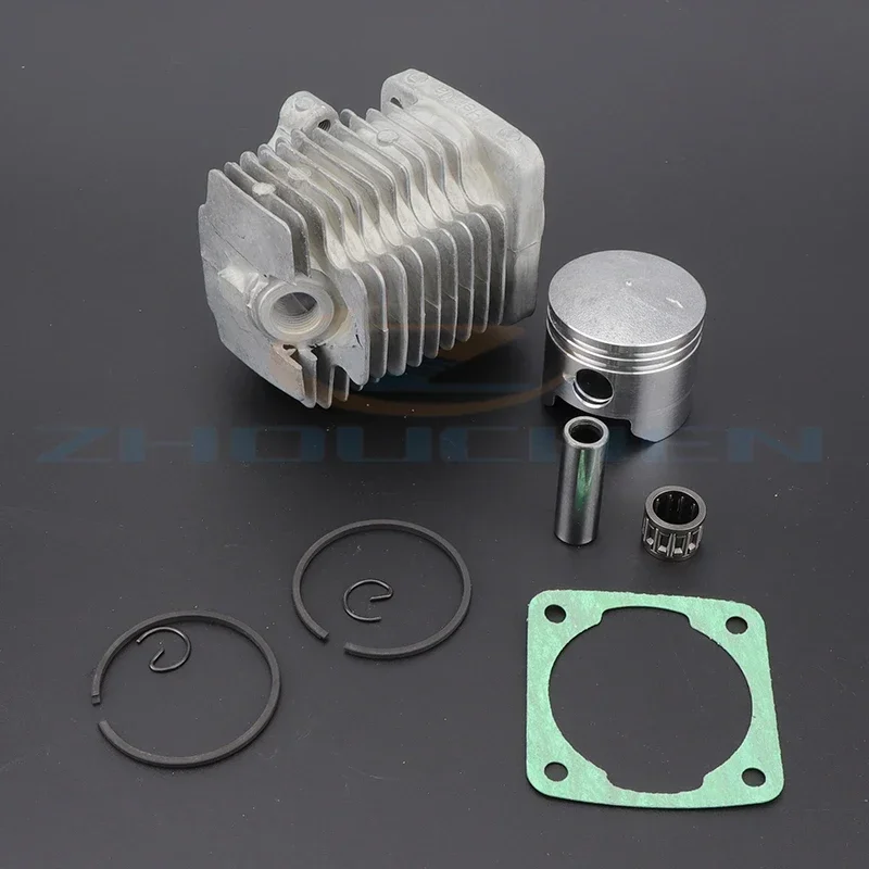 49cc (44-6) رأس اسطوانة المحرك مع دبوس المكبس مجموعة كاملة ل 2 السكتة الدماغية دراجة ترابية صغيرة ATV دراجة الجيب رباعية #5