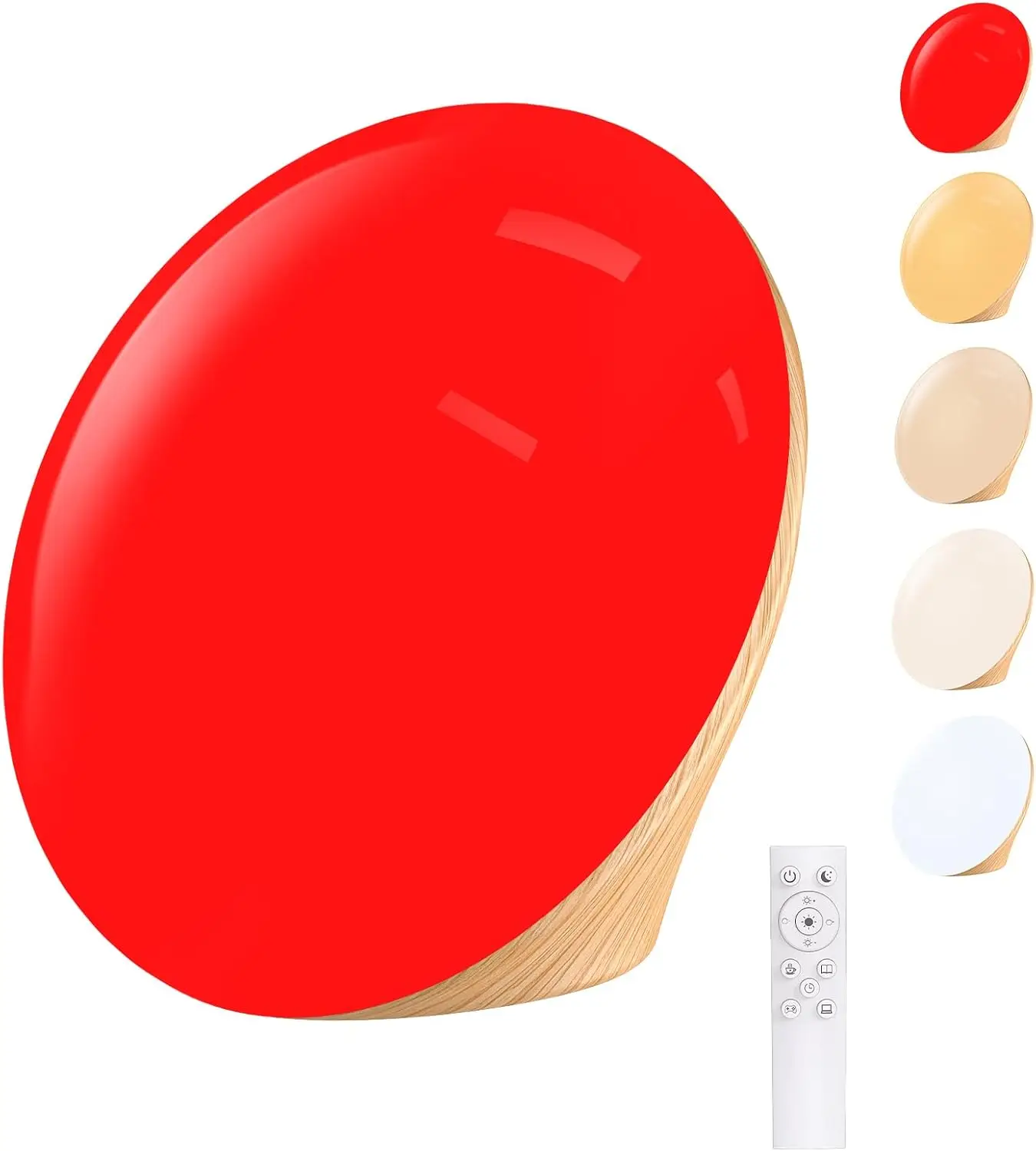 

10000 Lux Sun Lamp with 670nm Red Light, 5 Color Temperatures & Brightness Levels, Timer & Remote Control