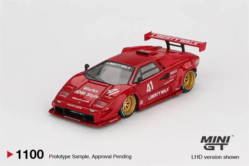 MINI GT 1:64 LBWK Countach LB-WORKS Die-Cast Car Model Miniature Gifts