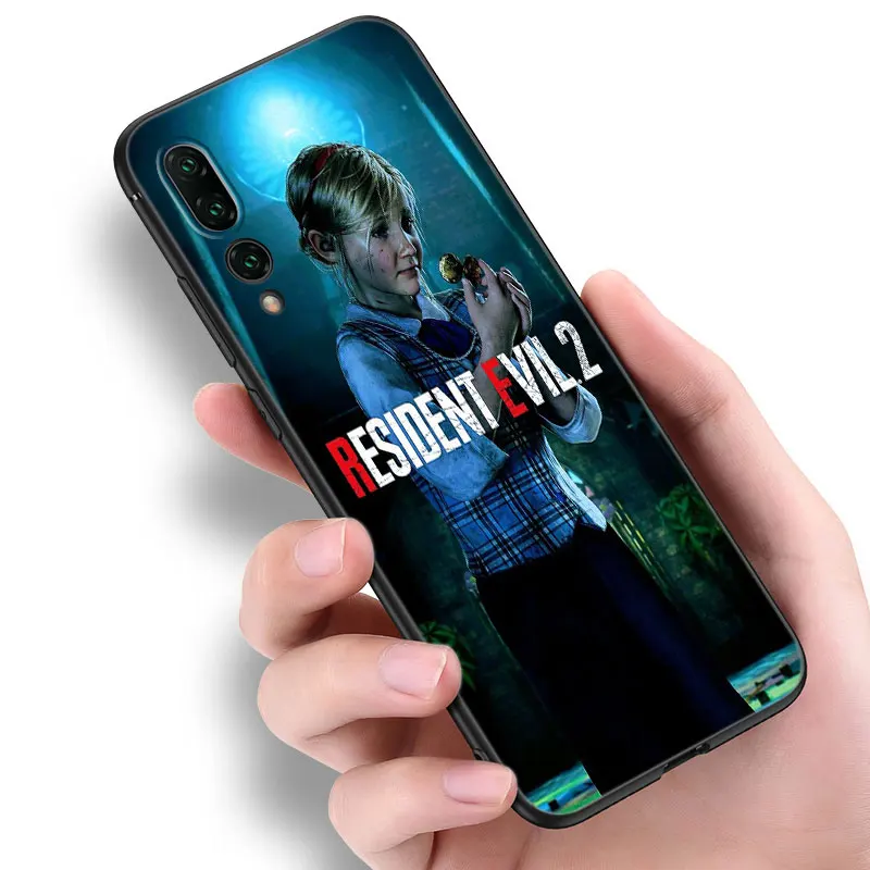 R-RESIDENT GAME EVILS Black Phone Case For Huawei P8 P9 P20 P30 P40 Mate 8 9 10 Lite 20 30 P50 Pro Plus 20X P Smart 2020