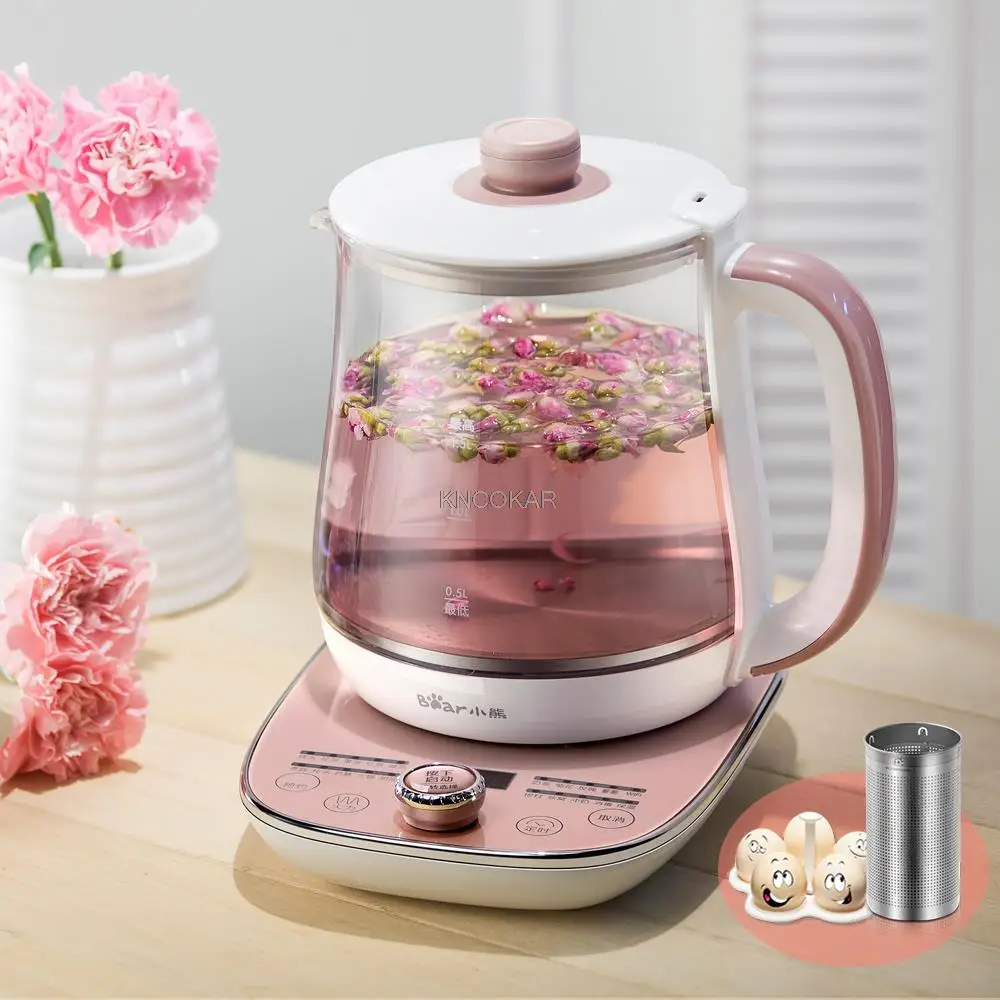 وعاء صحي أوتوماتيكي متعدد الوظائف، غلاية كهربائية، غلاية شاي، أجهزة غلاية منزلية زجاجية