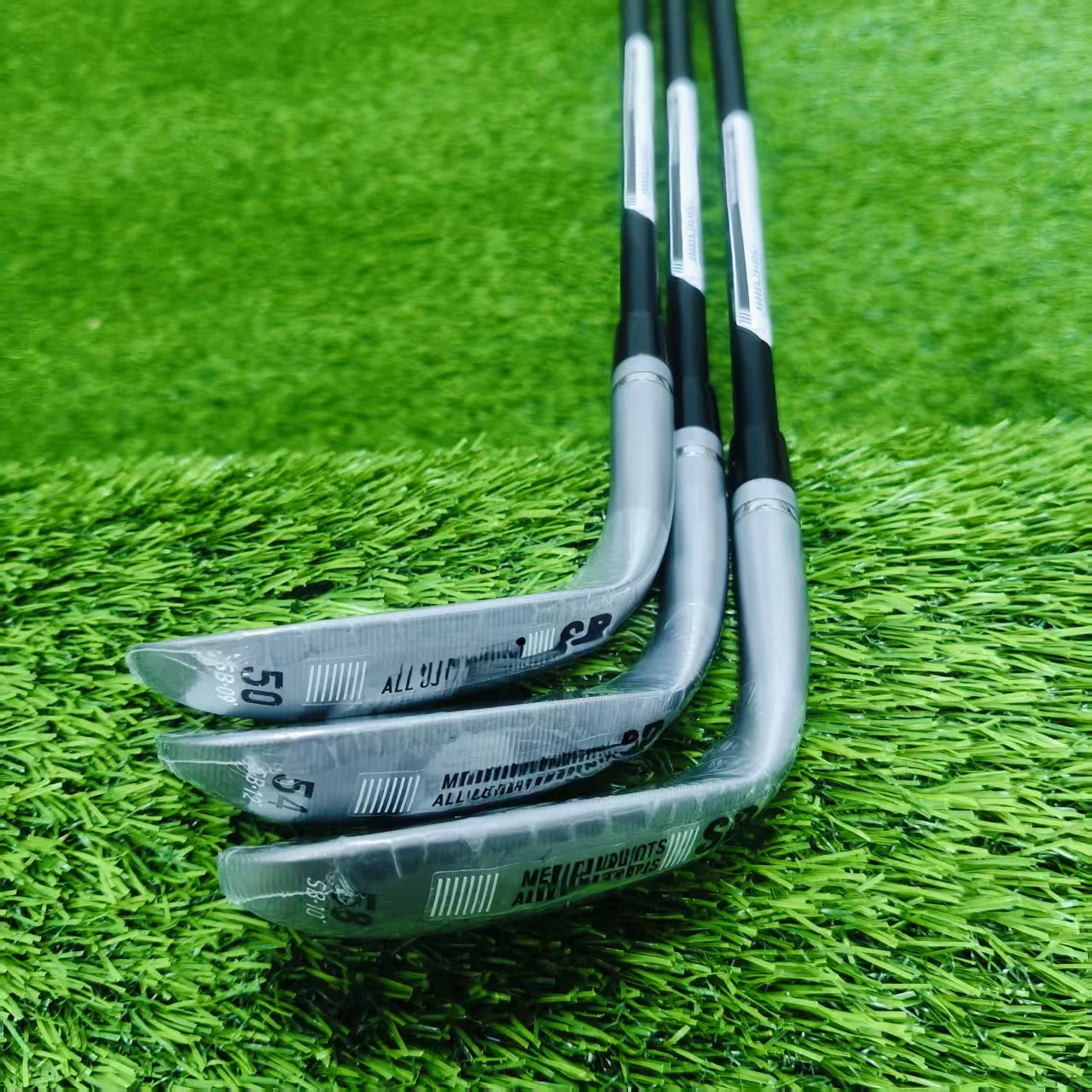 Golf Wedge Black & Silver Forged Soft Stainless Steel 48/50/52/54/56/58/60 Degree Golf Clubs