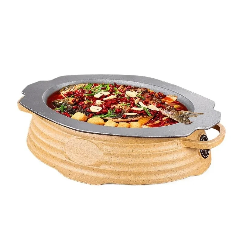Commercial Fire Induction Cooker for Grilled Fish Stove Special Oven with Aluminum Alloy Baking Pan Non-stick Pan