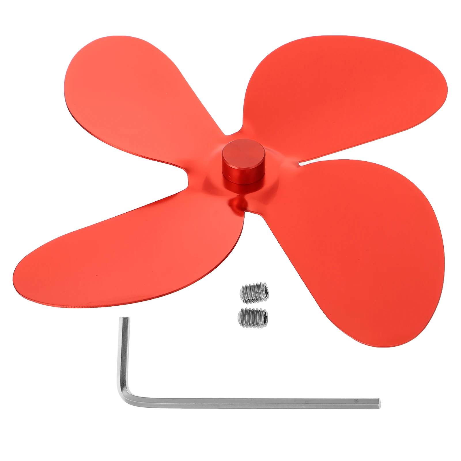 

Aluminum Alloy Fan Blades Heat Powered Fireplace Non Electric Accessories Parts