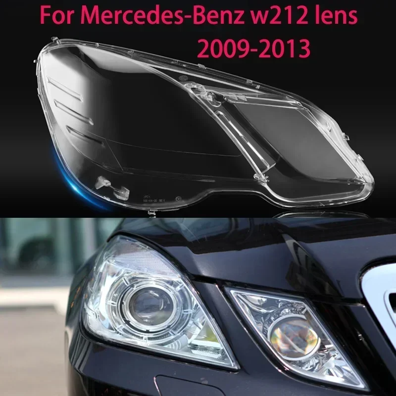 

FOR Mercedes-Benz W212 E250 E260 E300 E350 E400 E500 2010-2013 Lampshade Headlight Lens Modified Car Car Cover Headlight Glass