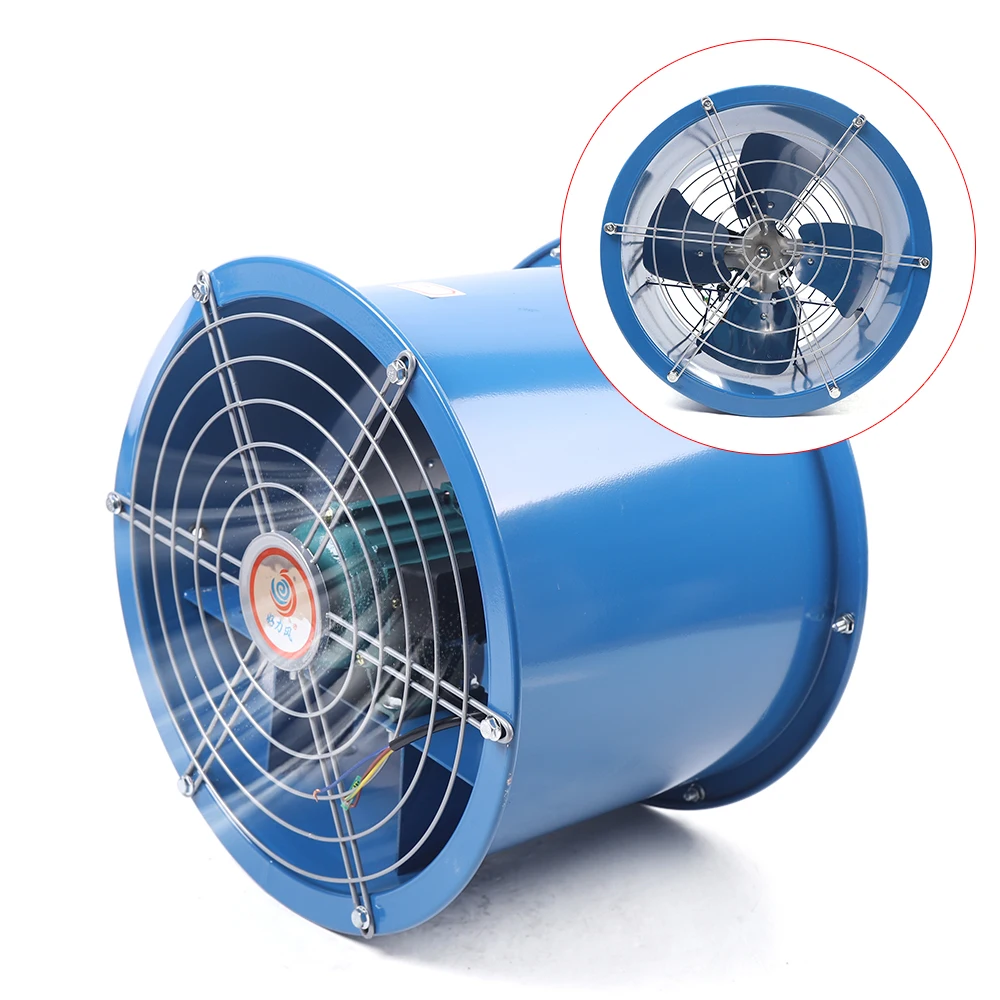 

10inch Explosion-proof Axial Fan Cylinder Pipe Fan Warehouse Workshop 1420r/min