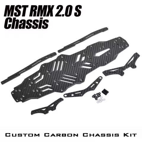 Carbon Fiber Lower Deck Chassis Kit for MST RMX 2.0 S Upgrades