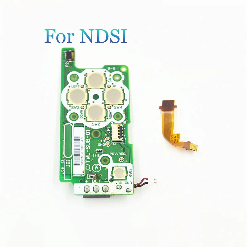 Placa de botones ABXY de interruptor de alimentación, placa base de botón de dirección para placa de interruptor DSI LL/XL