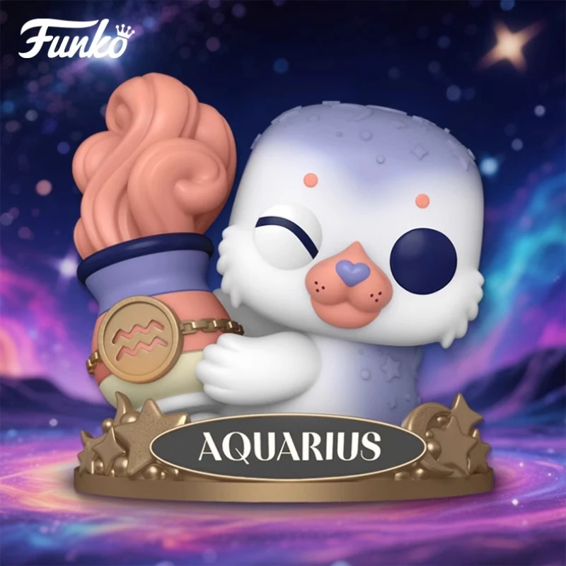 

Подлинное издание FUNKO POP 《Двенадцать знаков зодиака: Водолей》Аниме Экшн Настольное украшение Орнамент Модель Игрушки Коллекционная модель
