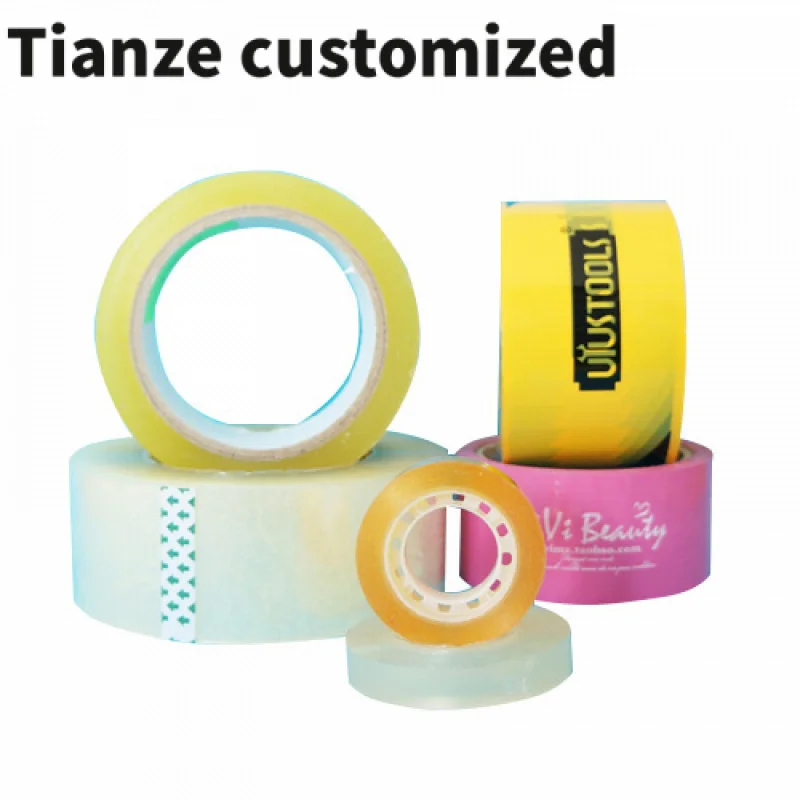 

10 pieces（custom）High quality transparent bopp packing tape roll tape roll custom transparent opp bopp strong adhesive pac