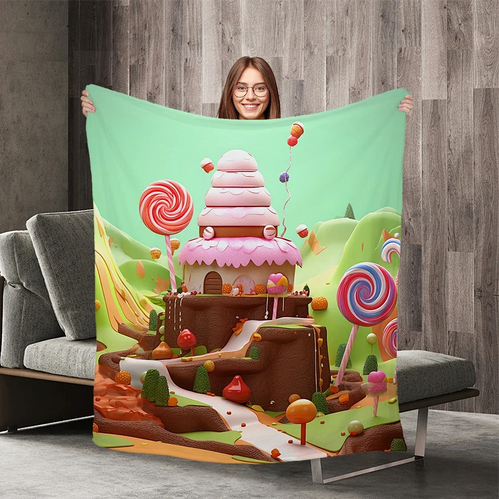 

blanket flannel travel cartoon dinosaur camping children adult bed sofa winter blanket